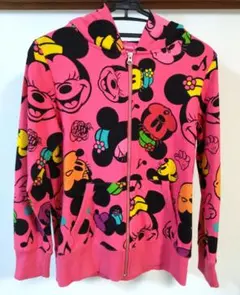 東京ディズニーリゾート ミニー柄パーカー L