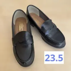 【美品】HARVAR Milano-Trad ローファー ブラック 23.5cm