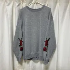 グレー スウェット　トレーナー