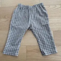 après les cours チェック柄パンツ 80