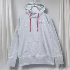 UNDER ARMOUR アンダーアーマー パーカー S グレー ロゴ 春秋