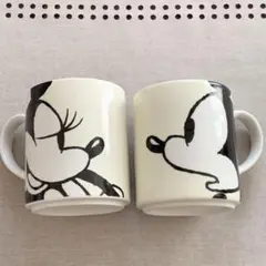 【SALE】ミッキーとミニー マグカップ 2個セット Fran Fran