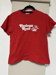 Bodega Rose Tシャツ レッド　y2k