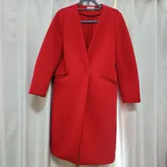 サイズM【PLST】チェスターコート　ダンボールコート