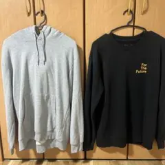 パーカーとトレーナーのセット