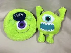 PIXAR マイク・ワゾウスキ ぬいぐるみ ポーチ　モンスターズインク　マイク