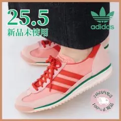 SALE 新品未使用⭐︎adidas ピンク レッド スニーカー 25.5cm