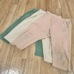 ユニクロ　レギンス　ズボン 100 キッズ スパッツ リラックス ３枚まとめ売り