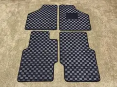 ローバーミニ XN12A(前期) 黒波柄 フロアマット カーマット 日本産 