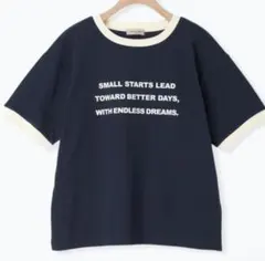 SM2 最新作 【接触冷感】プリントリンガーTシャツ ネイビーのサムネイル
