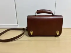 林 金市 作 CORDVAN コードバン コードヴァン ショルダーバッグ　鍵付 林 金市 作 CORDVAN コードバン コードヴァン ショルダーバッグ 鍵付