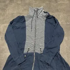 パーカー　古着　ネイビー　ヴィンテージ　g42