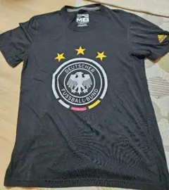 adidas ドイツ代表 サッカーTシャツ ブラック Mサイズ