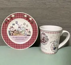 ダッフィー ハートフェルトストロベリーギフト スーベニア カップ プレート