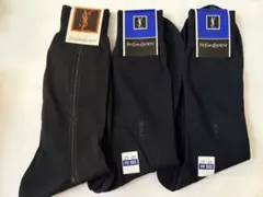 Yves Saint Laurent メンズ ソックス 3足セット