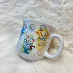 ディズニー　ダッフィー　20周年 スーベニア　マグカップ　カラフルハピネス