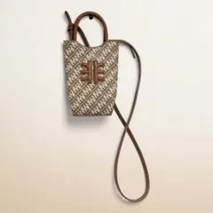 JWPEI ジェーダブルペイ　❤️ スマホ　ショルダーバッグ　ベージュ　合皮　美品