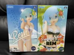 リゼロ　LPM レム サマービーチフィギュアセットのサムネイル