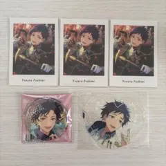 あんスタ 伏見弓弦 10周年 ぱしゃっつ 缶バッジ 展示会 特典 4点セット