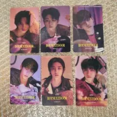 BOYNEXTDOOR ボネクド　why weverse 特典　クリアトレカ