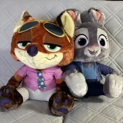 ズートピア2 スーパーラージぬいぐるみ ニック・ジュディ