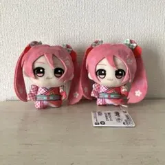 初音ミクシリーズ　ちびぐるみvol.2 桜ミク　２点セットのサムネイル