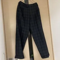 ヴィンテージチェック柄スラックス