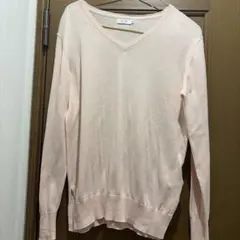 KOE Vネック　薄手ニット ピンクのサムネイル
