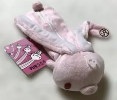 チャックスGP 汎用うさぎぬいぐるみ　デュアルペンケース　みーちゃん チャックスGP 汎用うさぎ デュアル ペンポーチ ターコイズブルー