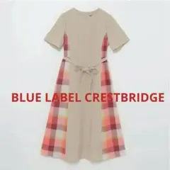 BLUE LABEL CRESTBRIDGE チェックコンビドレス