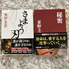 東野圭吾 2冊セット 秘密 さまよう刀