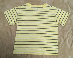 AIRism ボーダー Tシャツ 120cmのサムネイル