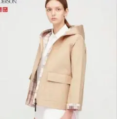 ユニクロ　JW ANDERSON フード付きジャケット ベージュ　Lサイズ