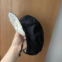 manina キッズ キャップ ブラック マルチカラー　４６センチ