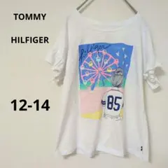 トミーヒルフィガー キッズ フリル袖 グラフィックTシャツ L (12-14)のサムネイル