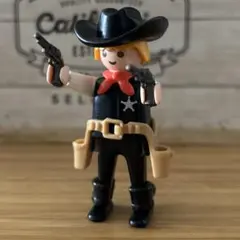 オールドプレイモービル PLAYMOBIL 2丁拳銃の保安官