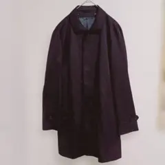 ステンカラーコート ブラック XL