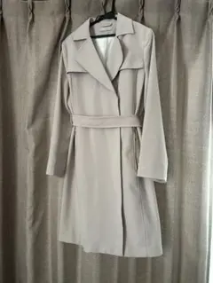 H&M コート ホワイトグレー トレンチコートコート