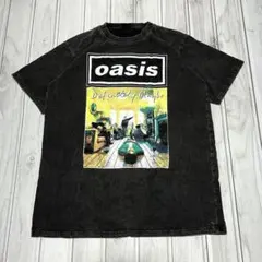 Oasis Definitely Maybe 밴드 티셔츠 빈티지 가공