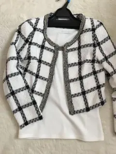 CECIL McBEE チェック柄ジャケット