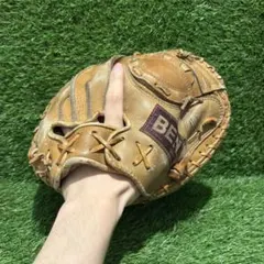 野球グラブ キャッチャーミット(BIGMAN SPORTS)軟式 ジュニア用 - メルカリ