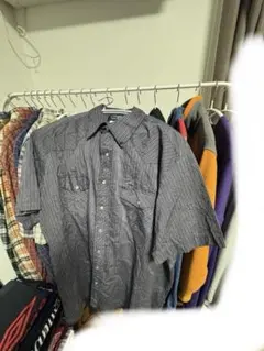 80s Wrangler 半袖シャツ USA vintage XXL