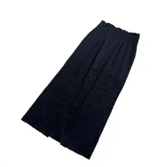 ё BIOTOP ビオトープ　sheer tight skirt 2 黒のサムネイル