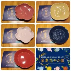 NO.2　金麦花やか皿　5枚組　➀➂➃➅⑫
