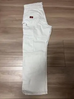 デッキーズ　ホワイト　ダブルニーペインターパンツ野村訓市