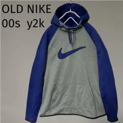 OLD NIKE 00s y2k オールドナイキ ラグランスリーブ パーカー