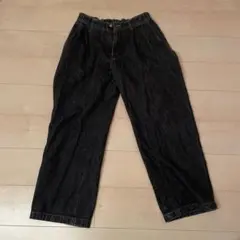 WYMダークデニム ウエストゴムパンツ