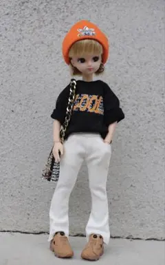透け感ドットオーバーニーソックス リカちゃん ブライス - メルカリ