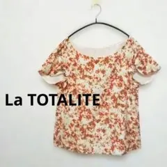 ラトータリテLa Totaliteフラワープリントフリルスリーブブラウスリボン袖のサムネイル