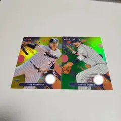 2025 Topps finest NPB 中村優斗、山田哲人 75シリ99シリ